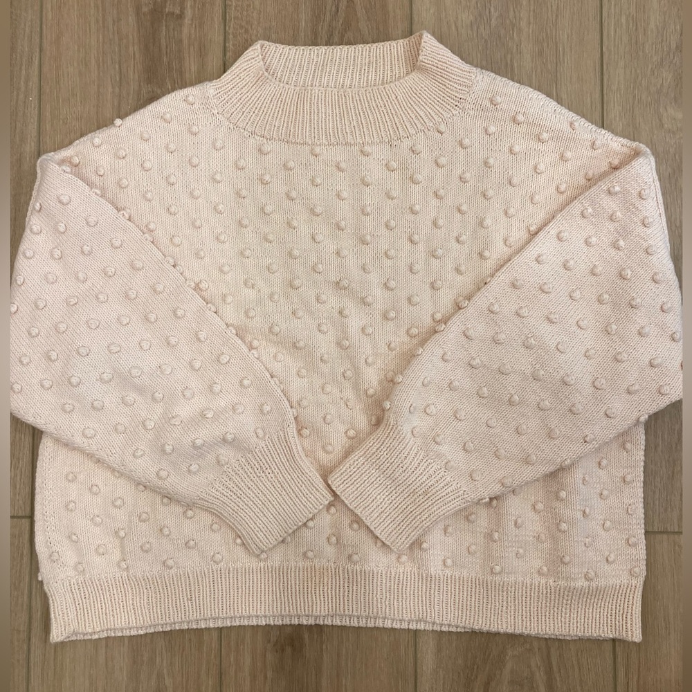 Misha & Puff hand knit bobble sweater, 100% cotton. In great condition!